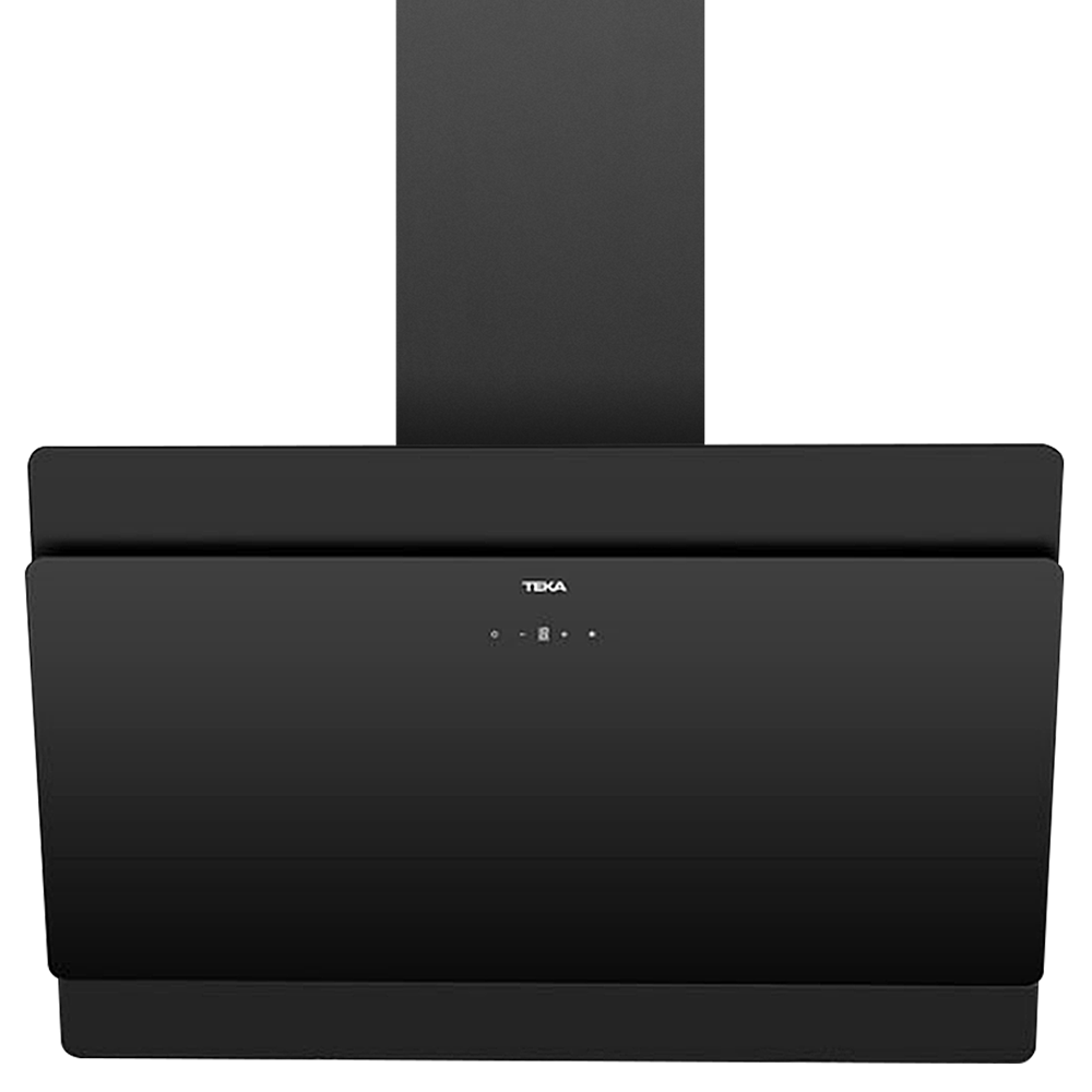 Teka DVS 90 AD 90cm Vertical Black Glass Chimney Hood