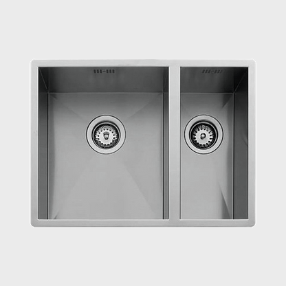 Teka Linea 340.400 / 180.400 Undermount Double Bowl Stainless Steel Sink