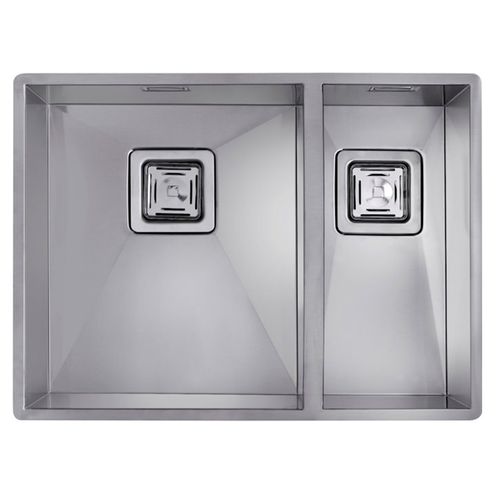 Teka Square 340.400 / 180.400 Undermount Double Bowl Stainless Steel Sink