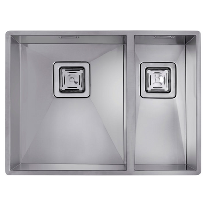 Teka Square 340.400 / 180.400 Undermount Double Bowl Stainless Steel Sink