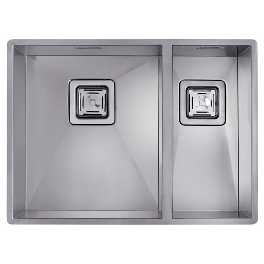 Teka Square 340.400 / 180.400 Undermount Double Bowl Stainless Steel Sink