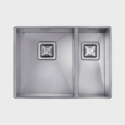 Teka Square 340.400 / 180.400 Undermount Double Bowl Stainless Steel Sink