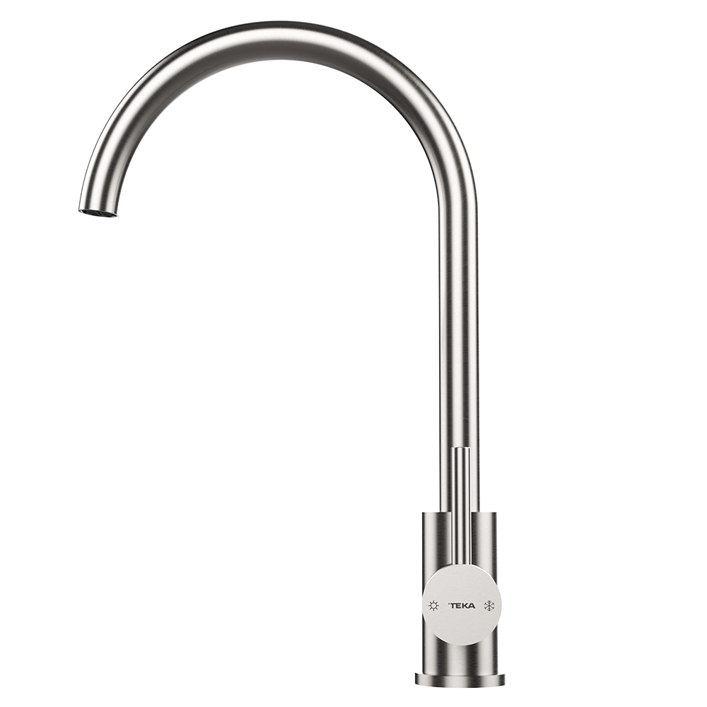 Teka UNI 9310 XP High Spout Kitchen Mixer (Stainless Steel)