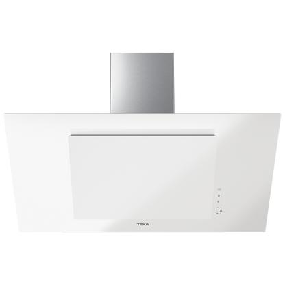 Teka DVT 98660 TBS 90cm Vertical White Glass Chimney Hood view 2