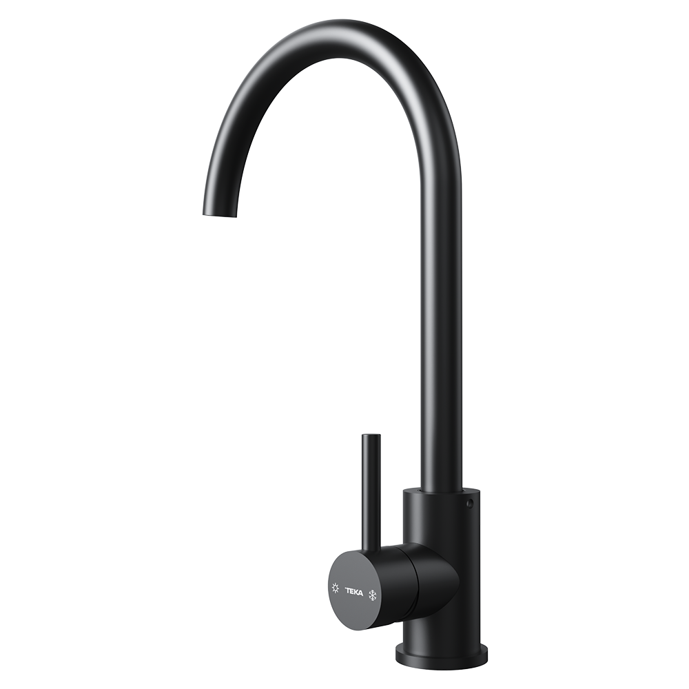 Teka UNI 9310 BK High Spout Kitchen Mixer (Black)