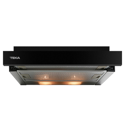Teka TLR2 62 BK 60cm Slimline Telescopic Pull-Out Hood (Black) view 2