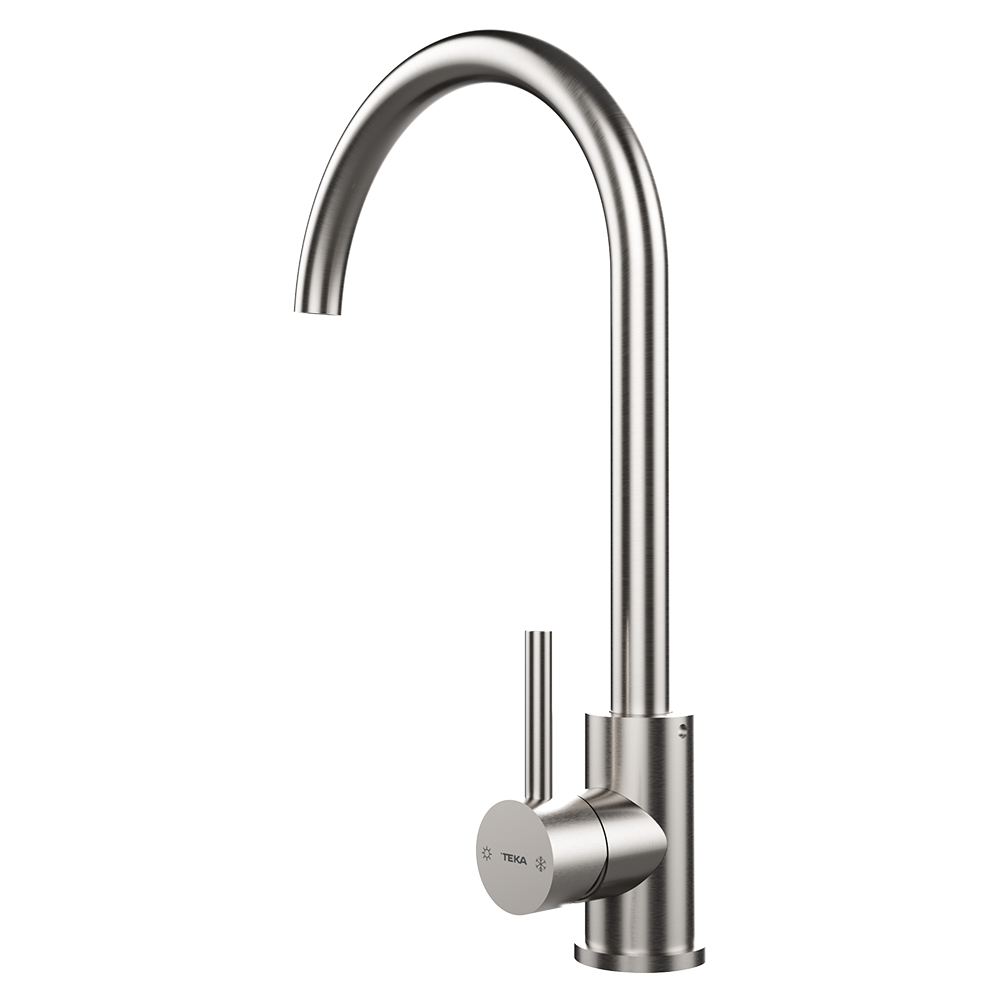 Teka UNI 9310 XP High Spout Kitchen Mixer (Stainless Steel)