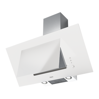 Teka DVT 98660 TBS 90cm Vertical White Glass Chimney Hood view 3