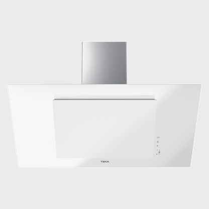Teka DVT 98660 TBS 90cm Vertical White Glass Chimney Hood