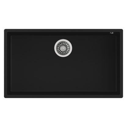 Teka Square 72.40 TG Undermount Single Bowl Tegranite+ Sink (Black)