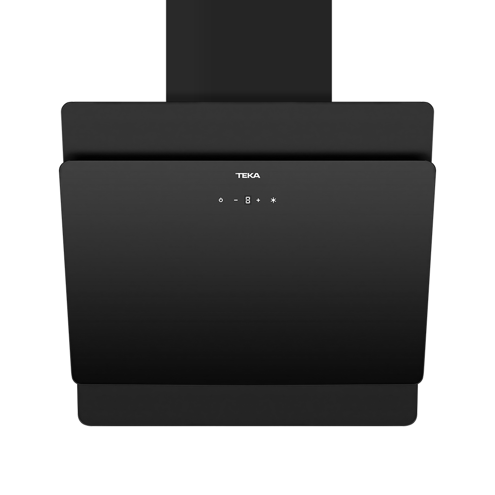 Teka DVS 60 AD 60cm Vertical Black Glass Chimney Hood view 4