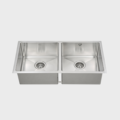 Teka ARQ 2B 840 Undermount Double Bowl Stainless Steel Sink