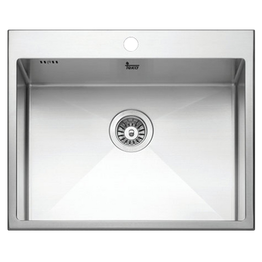 Teka INTRO 60 Top Mounted Single Bowl Stainless Steel Sink