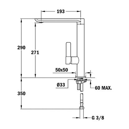 Teka FO 915 High Spout Kitchen Mixer