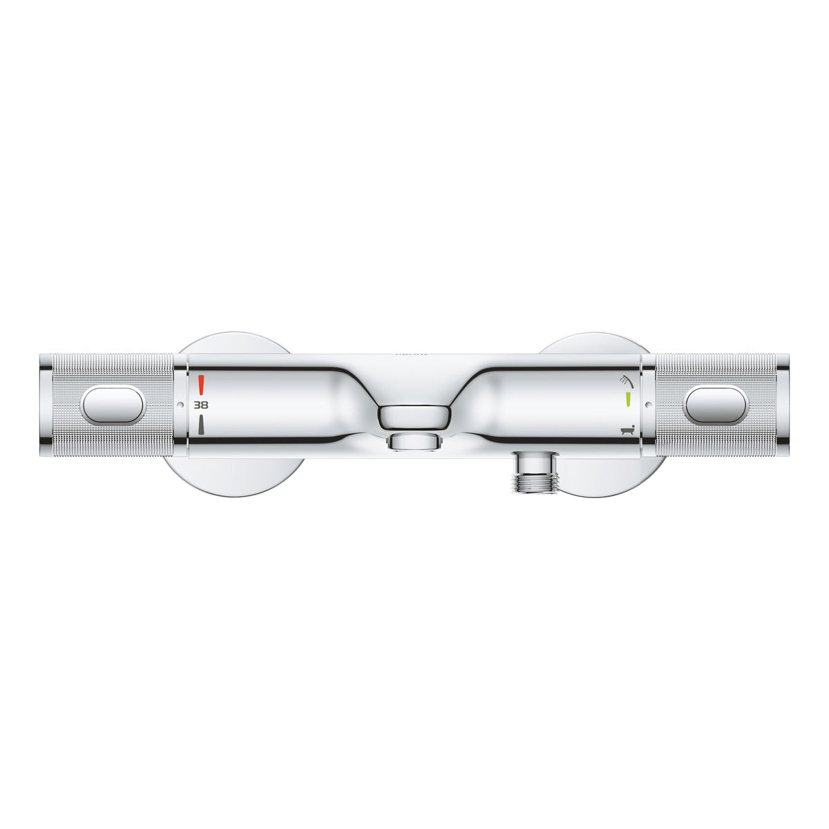 GROHE Grohtherm 1000 Performance Thermostat Bath and Shower Mixer 34830000 view 2