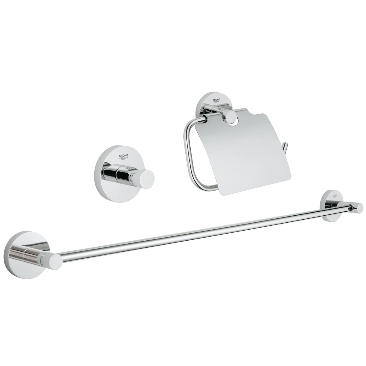 GROHE Essentials Guest Bathroom Accessories Set 3-in-1 40775001
