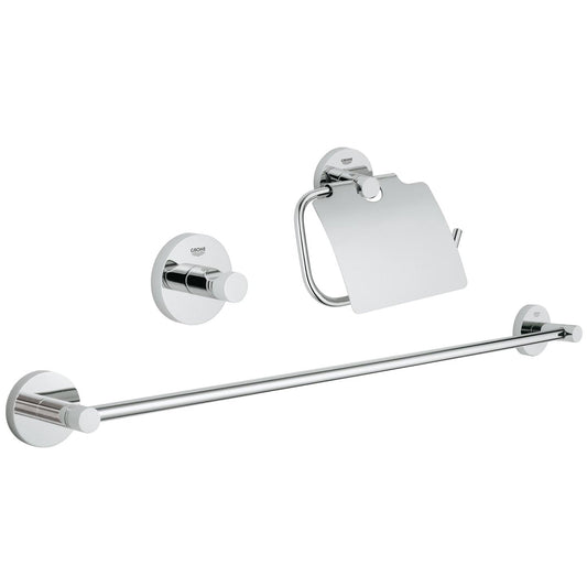 GROHE Essentials Guest Bathroom Accessories Set 3-in-1 40775001