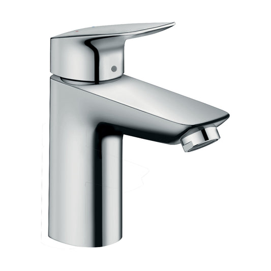 Hansgrohe Logis Single Lever Basin Mixer 100 with Pop-up Waste Set 71297009