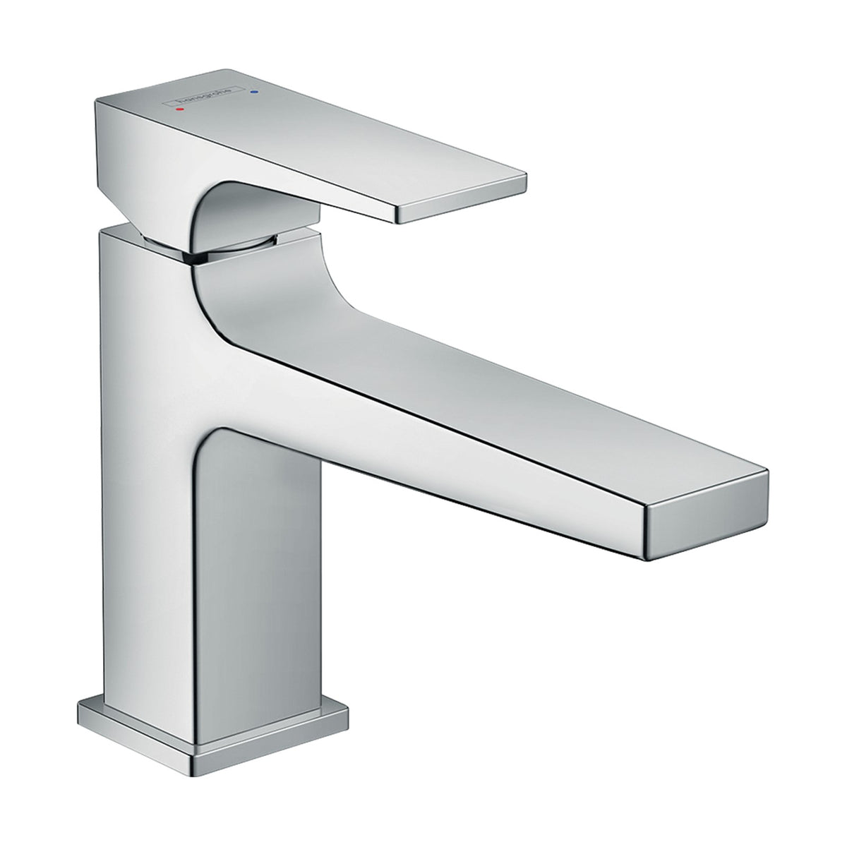 Hansgrohe Metropol Single Lever Basin Mixer 100 with Lever Handle and Push-Open Waste Set 32590009