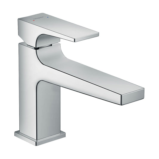 Hansgrohe Metropol Single Lever Basin Mixer 100 with Lever Handle and Push-Open Waste Set 32590009