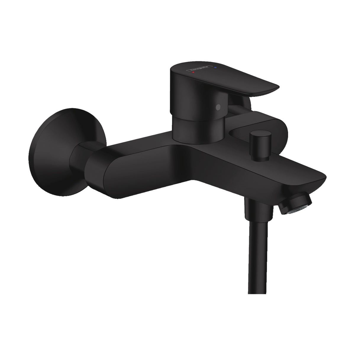 Hansgrohe Talis E Single Lever Bath Mixer for Exposed Installation Matt Black
