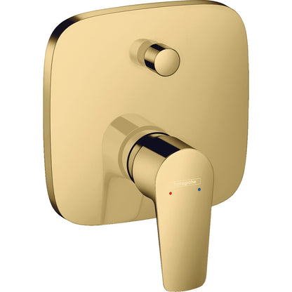 Hansgrohe Talis E Single Lever Bath Mixer Concealed Polished Gold Optic