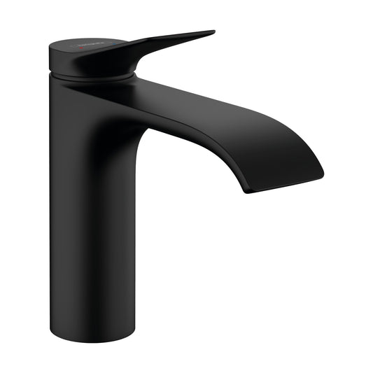 Hansgrohe Vivenis Single Lever Basin Mixer 110 with Pop-up Waste Set Matt Black