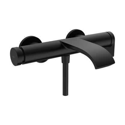 Hansgrohe Vivenis Single Lever Bath Mixer for Exposed Installation Matt Black