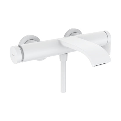 Hansgrohe Vivenis Single Lever Bath Mixer for Exposed Installation Matt White