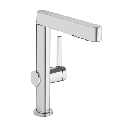 Hansgrohe Finoris Single Lever Basin Mixer 230 with Pull-out Spray 2jet and Push-Open Waste Set