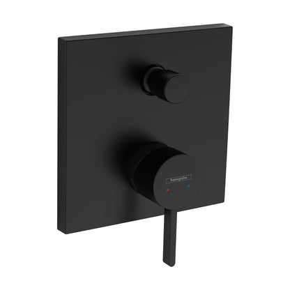 Hansgrohe Finoris Single Lever Bath Mixer for Concealed Installation Matt Black