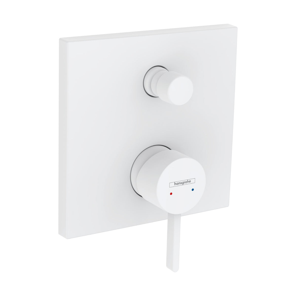 Hansgrohe Finoris Single Lever Bath Mixer for Concealed Installation Matt White