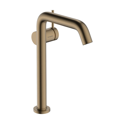 Hansgrohe Tecturis S Single Lever Basin Mixer 240 Fine CoolStart with Push-Open Waste Set Brushed Bronze