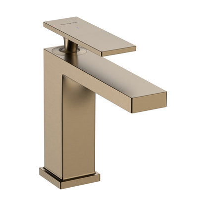 Hansgrohe Tecturis E Single Lever Basin Mixer 110 CoolStart with Push-Open Waste Set Brushed Bronze