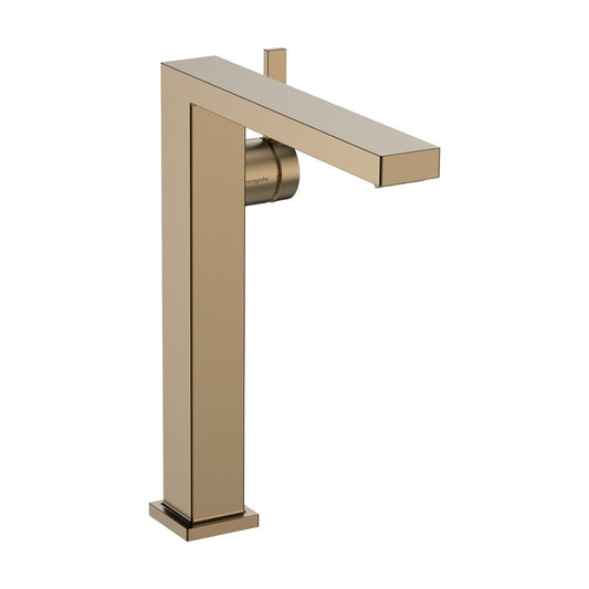 Hansgrohe Tecturis E Single Lever Basin Mixer 240 Fine CoolStart with Push-Open Waste Set Brushed Bronze