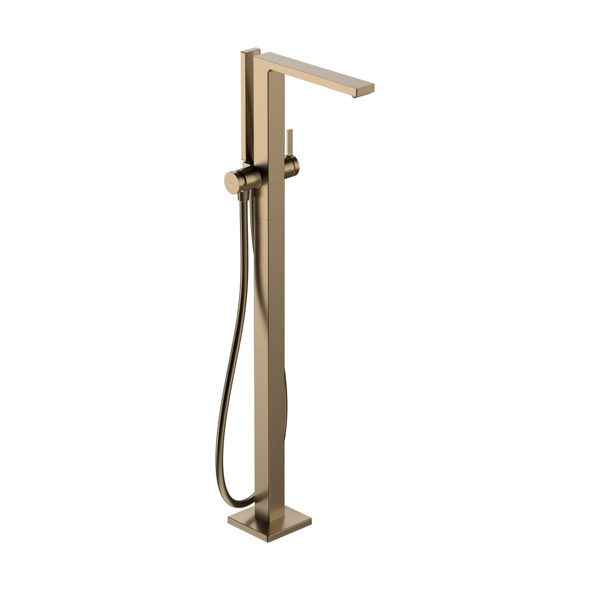 Hansgrohe Tecturis E Single Lever Floor-Standing Bath Mixer Brushed Bronze