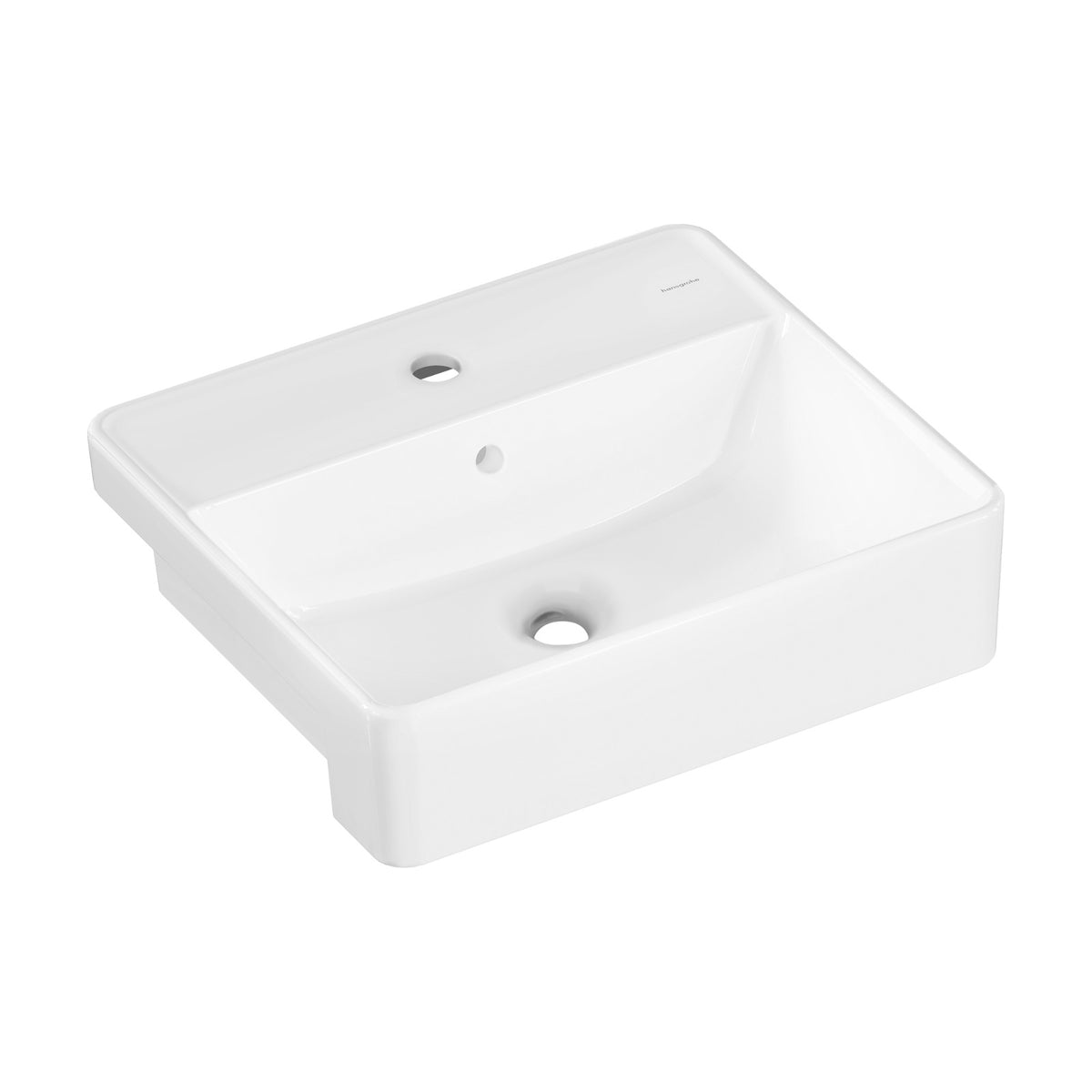 Hansgrohe LakeShore Q Semi Counter Basin 500/440 with Tap Hole 22444007