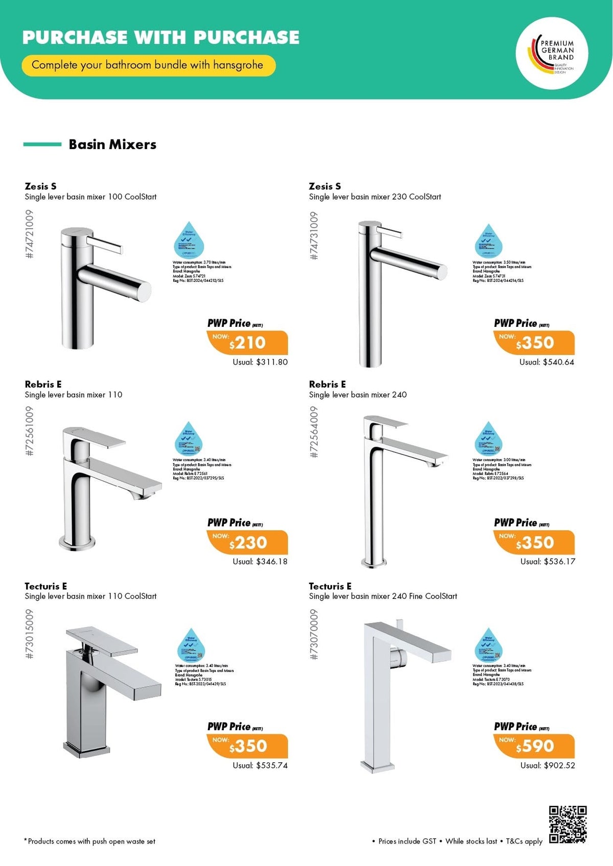 Hansgrohe Reno Campaign 2026 - Bathroom & Kitchen Bundles, Star Buys and PWP Deals