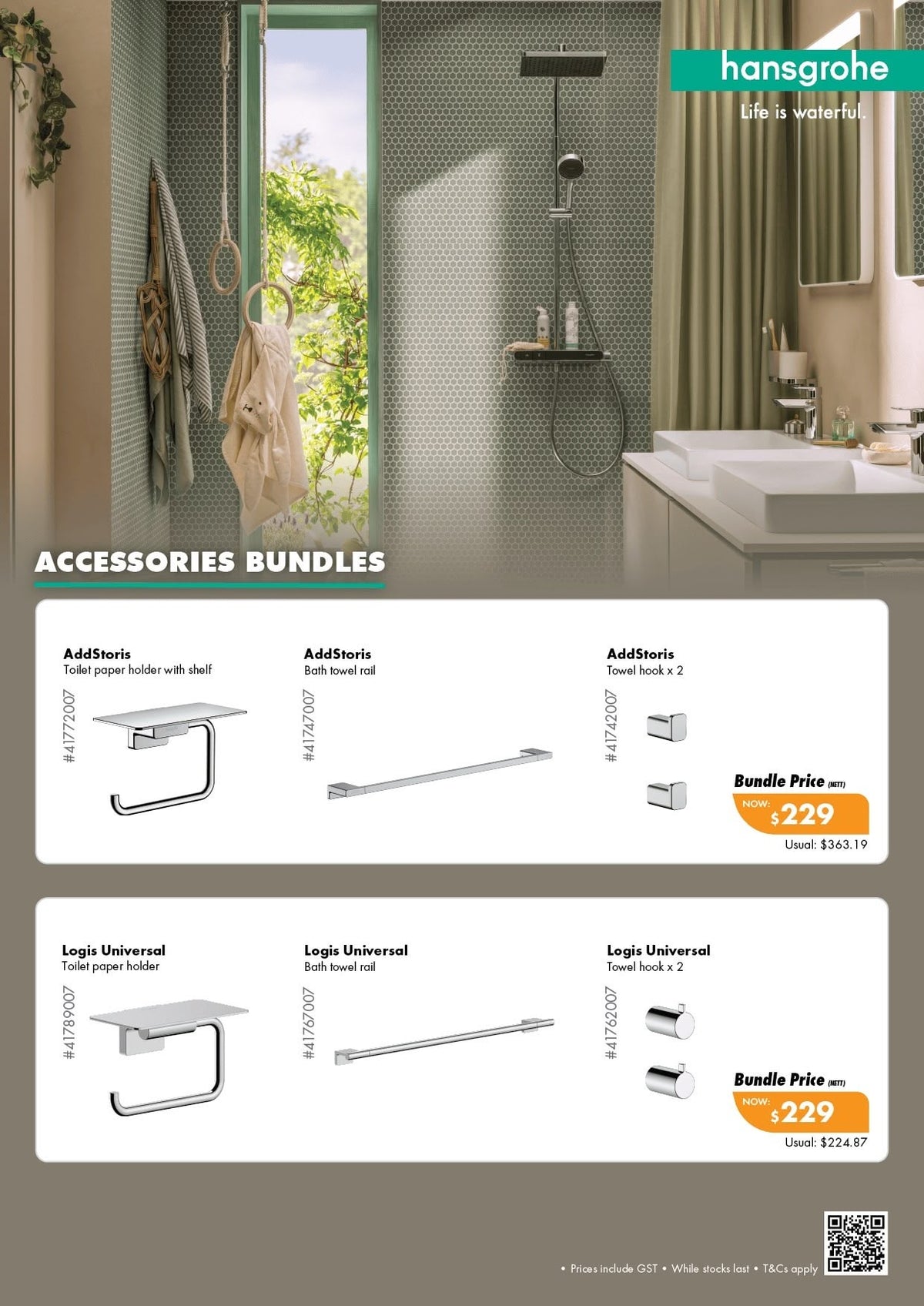 Hansgrohe Reno Campaign 2026 - Bathroom & Kitchen Bundles, Star Buys and PWP Deals