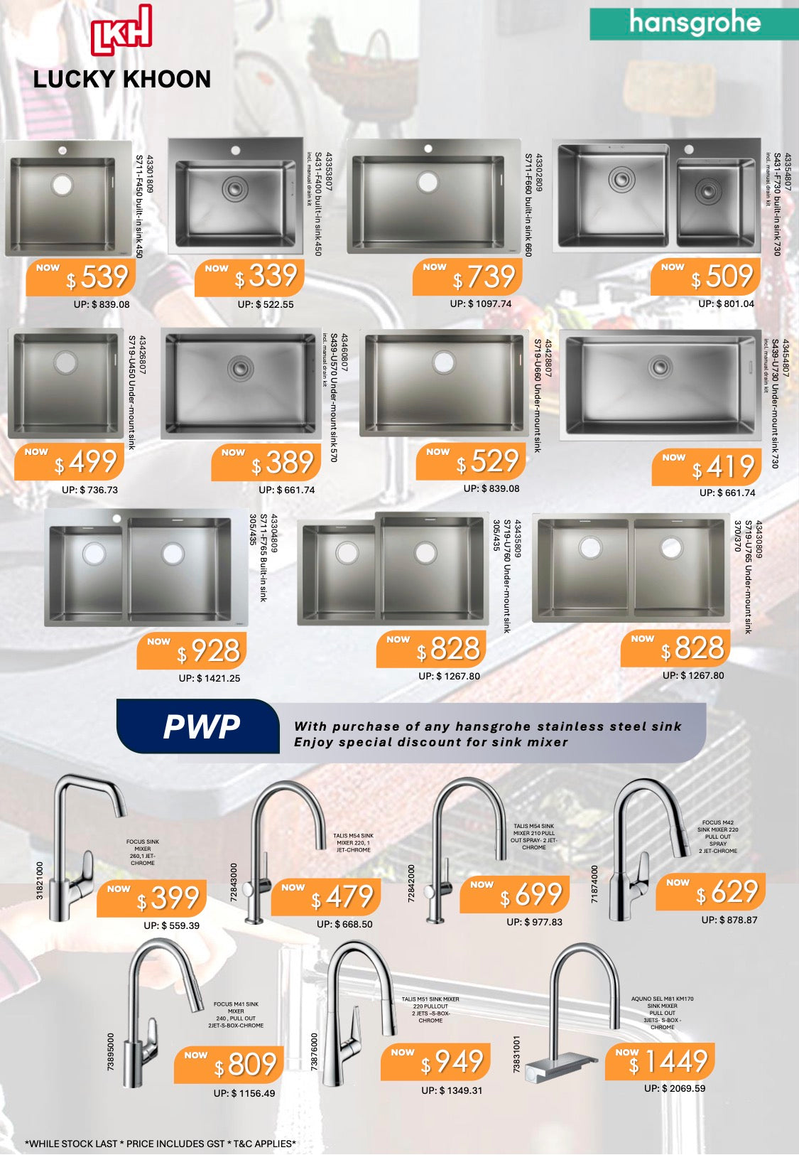 Hansgrohe Stainless Steel Sinks Promo