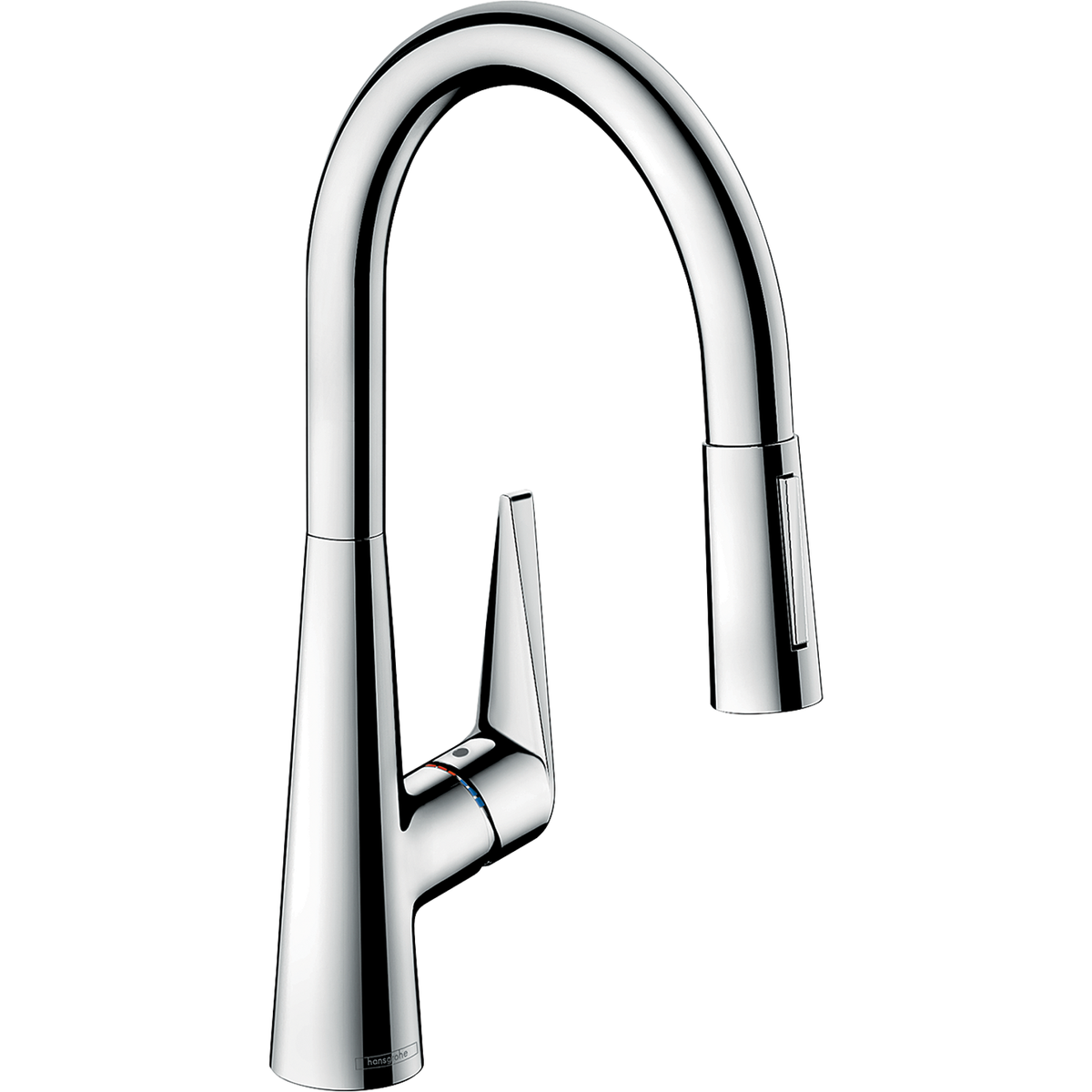 Hansgrohe Talis M51 Single Lever Kitchen Mixer 200 EcoSmart with Pull-out Spray 2jet and sBox 73876000