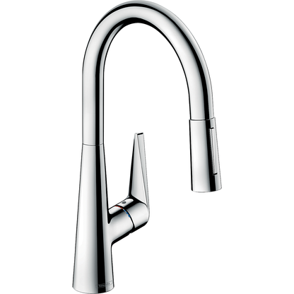 Hansgrohe Talis M51 Single Lever Kitchen Mixer 200 EcoSmart with Pull-out Spray 2jet and sBox 73876000