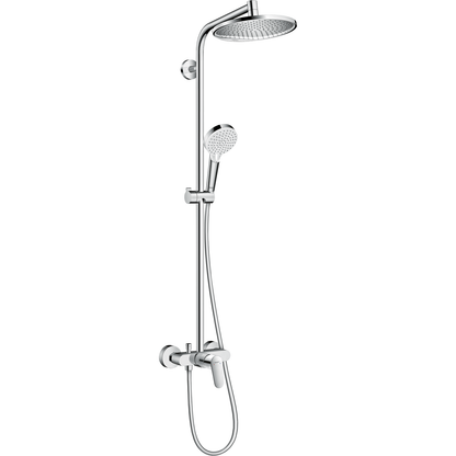 Hansgrohe Crometta S Showerpipe 240 1jet with Single Lever Mixer 26507009