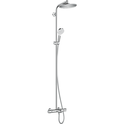 Hansgrohe Crometta S Showerpipe 240 1jet with Bath Thermostat 26266009