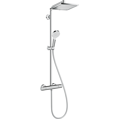 Hansgrohe Crometta E Showerpipe 240 1jet with Thermostat 26152009