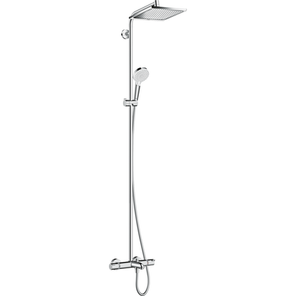 Hansgrohe Crometta E Showerpipe 240 1jet with Bath Thermostat 26244009