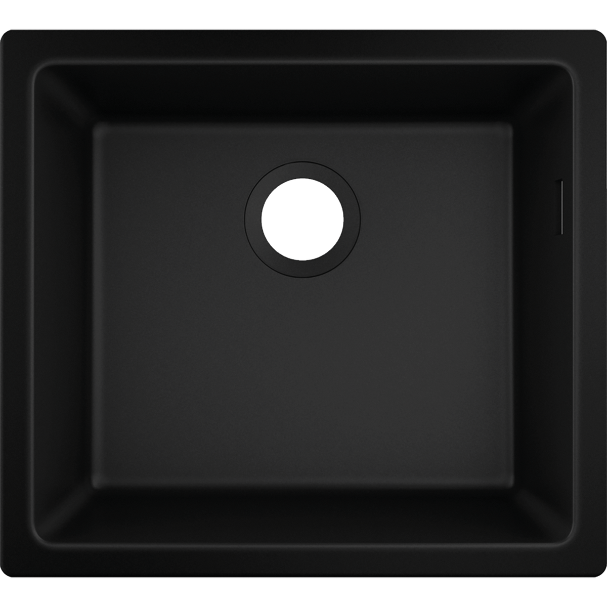 Hansgrohe Granite Undermount Sink 450 Graphite Black