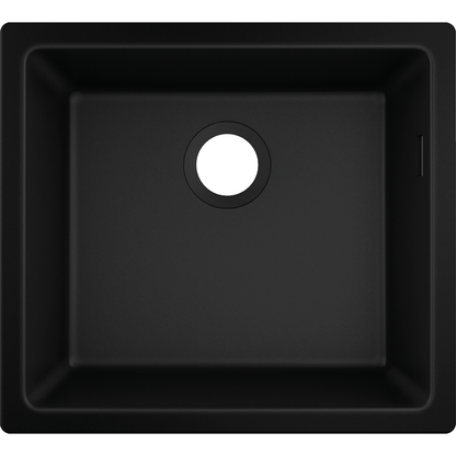 Hansgrohe Granite Undermount Sink 450 Graphite Black