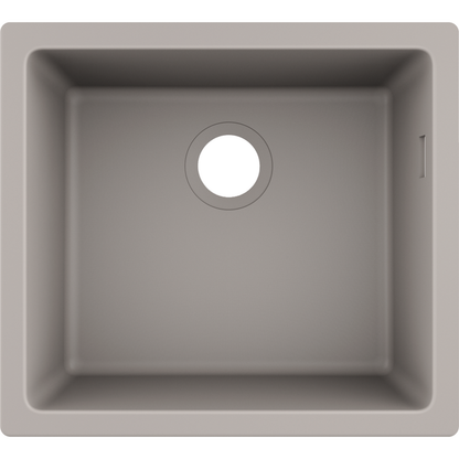 Hansgrohe Granite Undermount Sink 450 Concrete Grey