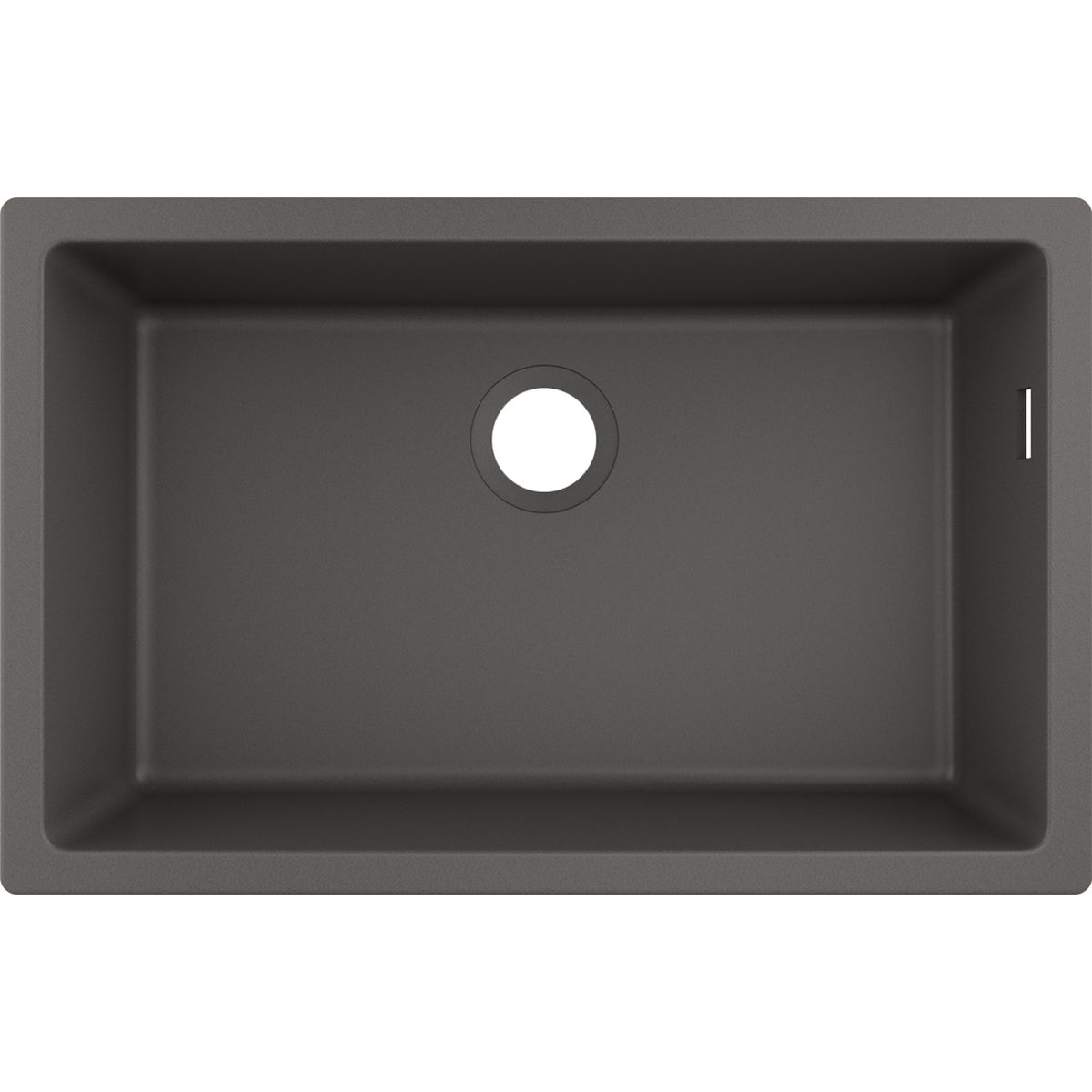 Hansgrohe S51 S510-U660 Undermount Granite Kitchen Sink 660 Stone Grey